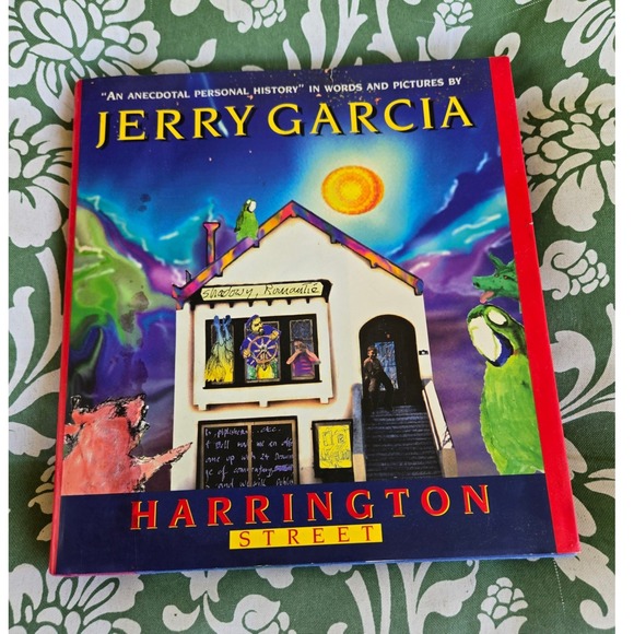 Jerry Garcia Other - Jerry Garcia Harrington Street Book Fair 1st Edition Art Memoir 1995